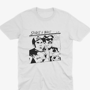 Talladega Nights - Shake and Bake T Shirt - Funny Ricky Bobby & Cal Naughton Jr, Talladega Nights Tee, Ricky Bobby T Shirt, Will Ferrell Tee