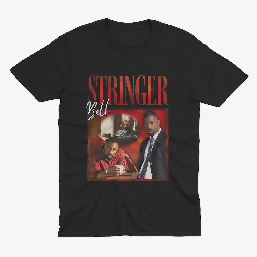Stringer Bell Retro Homage T Shirt – the Wire T Shirt, Stringer Bell T