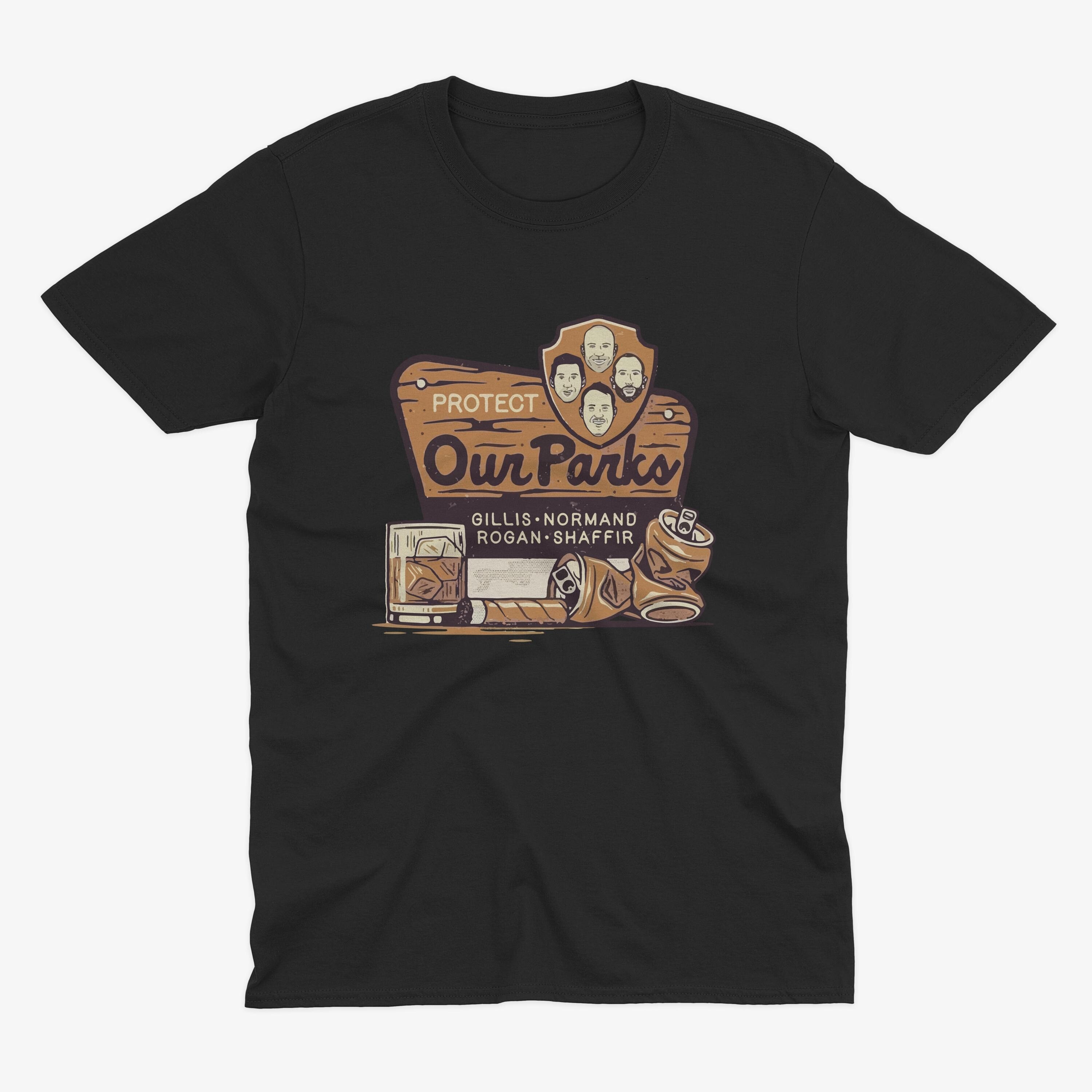 Protect Our Parks T Shirt, Joe Rogan, Ari Shaffir, Shane Gillis, Mark Normand, Joe Rogan Podcast, JRE, Shane Gillis T Shirt, Podcast T Shirt