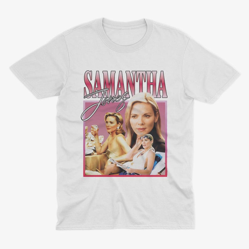 Samantha Jones Retro Tribute Tee, Iconic Sex and the City Character, SATC T Shirt, Sex and The City T Shirt, Samantha Jones Homage image 4