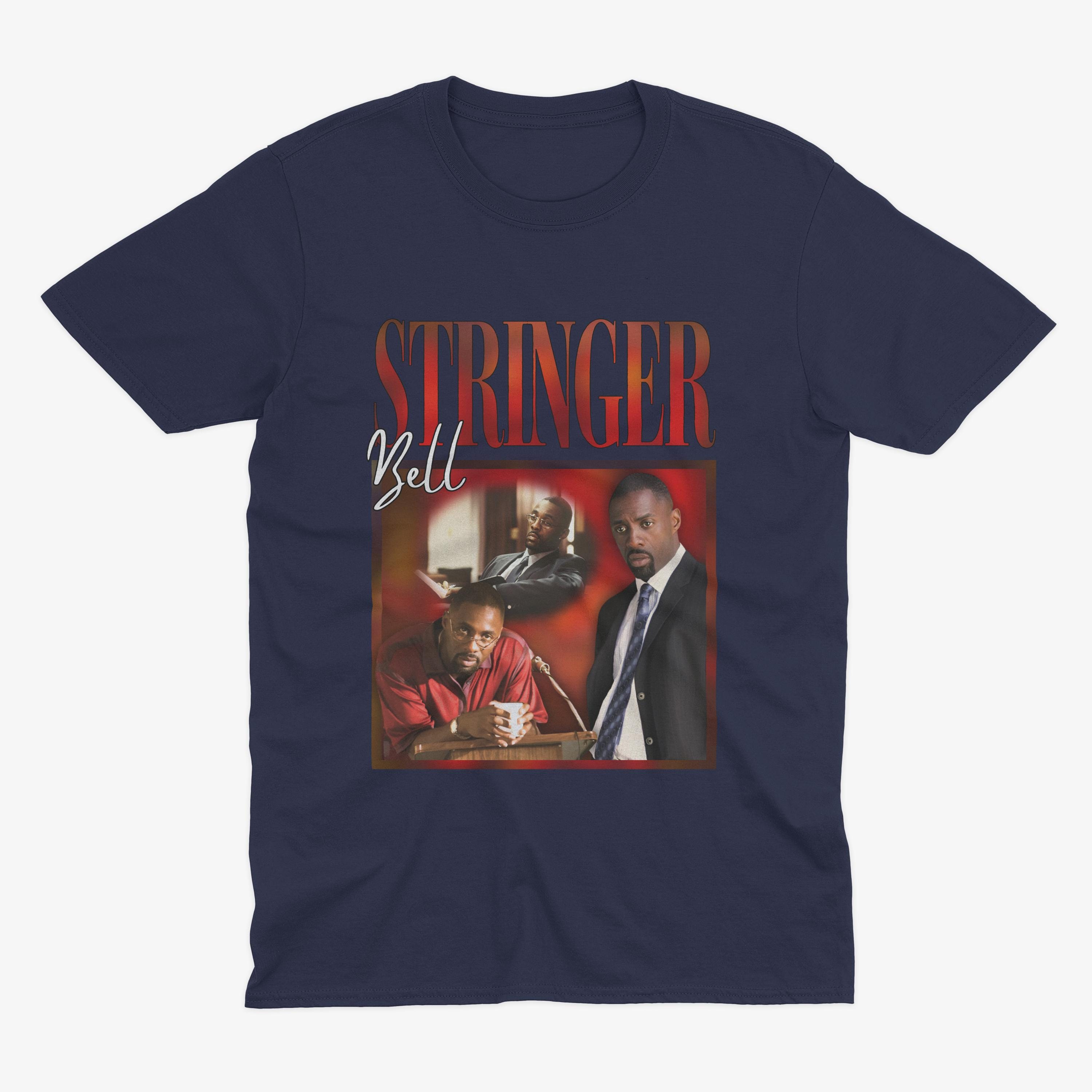Stringer Bell Retro Homage T Shirt – the Wire T Shirt, Stringer Bell T ...