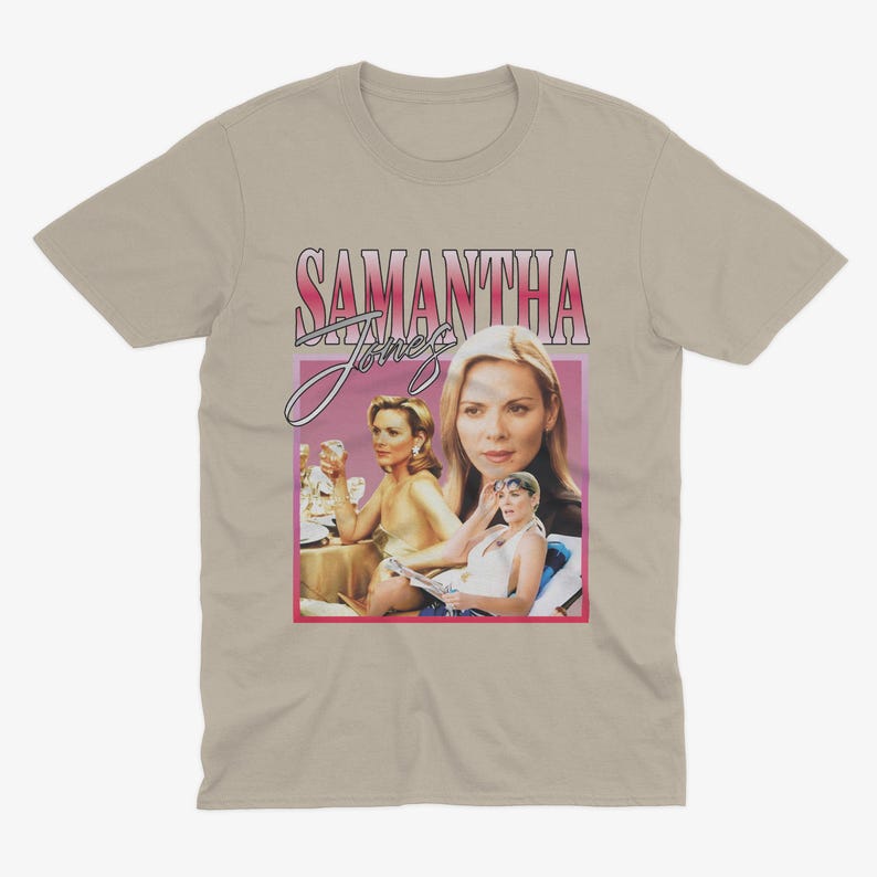 Samantha Jones Retro Tribute Tee, Iconic Sex and the City Character, SATC T Shirt, Sex and The City T Shirt, Samantha Jones Homage image 6