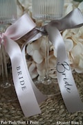 Personalised Satin Ribbon | Name Place Setting | Wedding Name Setting | Name Setting