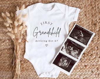 First Grandchild Baby Announcement: Pregnancy Reveal Gift For New Grandparents
