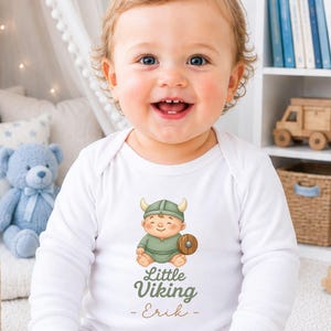 Cute Viking Baby Clothes, Smiling Baby Viking Outfit, Toddler Viking Costume, Personalized Viking Helmet, Baby Shower Gift, Medieval Cosplay