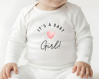 Its A Girl Baby Grow: Newborn Coming Home Outfit And Announcement Gift