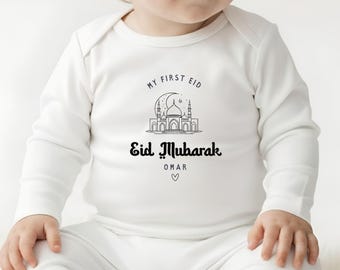 My First Eid Outfit: Personalised Islamic Baby Gift For Boys