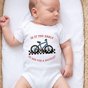 Lustiger Radsport Babybody | Born to radeln wie der Papa | Zukünftiger Radfahrer Babygeschenk, neuer Vater & Babypartygeschenk