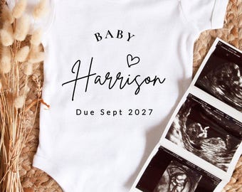 Personalised Baby Announcement: Pregnancy Reveal Gift For Grandparents And Family
