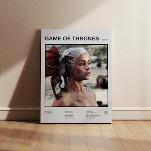 Games of Thrones Movie Poster, Games of Thrones Poster, Games of Thrones Print, Minimalist Movie Poster, Wall Print, Wall decor