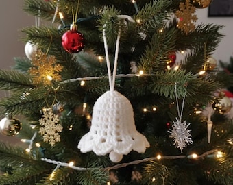 Christmas Crochet Bell Pattern: DIY Holiday Ornament (PDF Pattern)