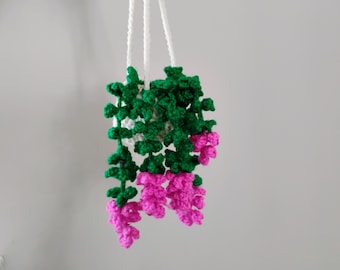 Crochet Pattern Hanging Basket with Vines