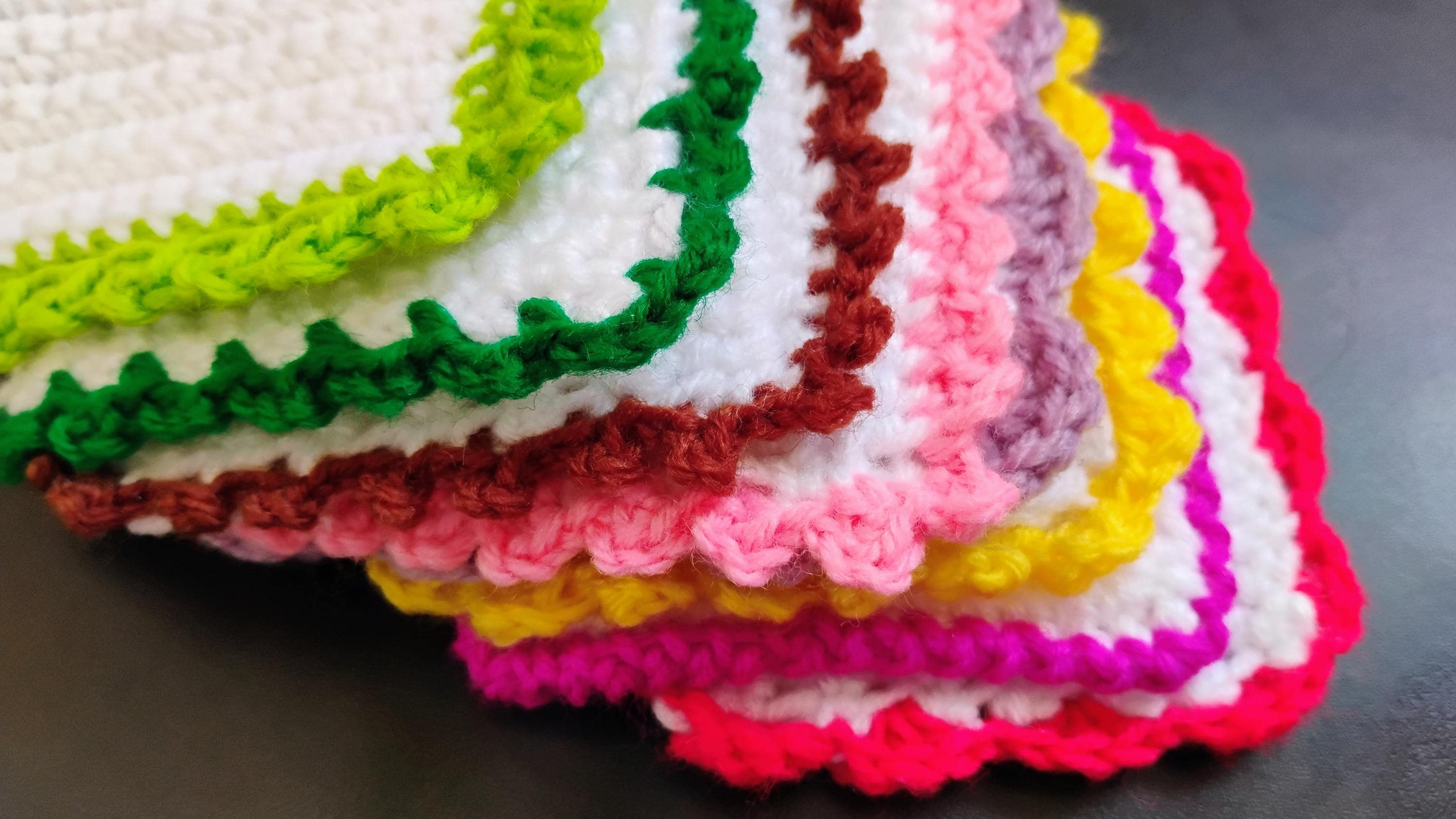 Crochet Edging Pattern Bundle: 9 Lace Border Designs