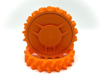 Wheel profile orange for WORX Landroid M500 M700 M1000 S300 Rubber All Terrain Plus Flexible More Grip