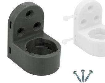 Beacon holder for Ecovacs GOAT G1 robotic lawnmower, wall mount adapter in white or grey