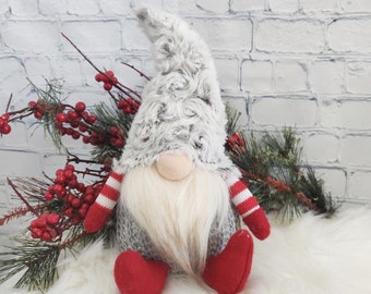 Christmas gnome, Santa gnome, elf gnome, best gift, Norwegian gnome. Swedish gnome, Scandinavian gnome, plush Gnome, thinking of you, nome