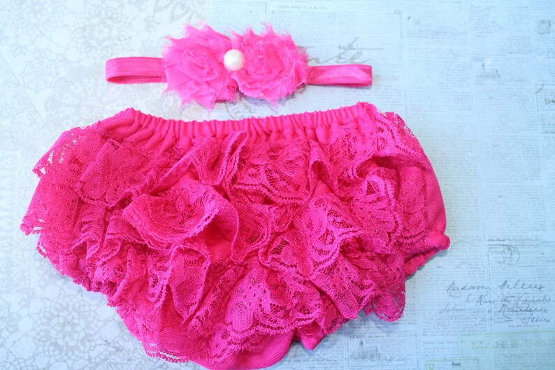 2pcs Cake Smash Outfit Red Baby Headband And Bloomer Set Newborn Photo Prop