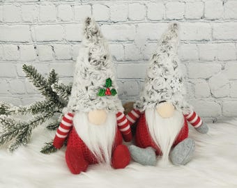 Christmas Plush Gnome: Scandinavian Holiday Decor