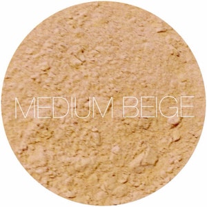 Medium Beige Mineral Foundation • Natural Mineral Makeup • Vegan And Gluten Free Mineral Makeup