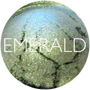 Emerald Mineral Eyeshadow • Vegan and Gluten-Free Mineral Makeup • Earth Mineral Cosmetics