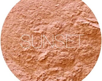 Sunset Mineral Blush • Mineral Makeup • Natural Vegan and Gluten Free Mineral Makeup • Earth Mineral Cosmetics