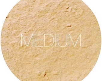 Medium Mineral Foundation  • Gluten-Free Makeup • Natural Mineral Makeup • Earth Mineral Cosmetics