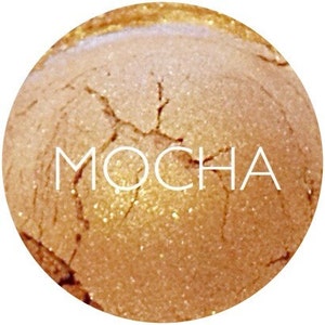Mocha Mineral Eyeshadow  • Vegan and Gluten Free Mineral  Makeup • Earth Mineral Cosmetics