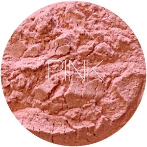 Pink Mineral Blush • Mineral Makeup • Vegan And Gluten Free Mineral Makeup • Earth Mineral Cosmetics