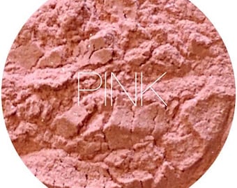 Pink Mineral Blush • Mineral Makeup • Vegan And Gluten Free Mineral Makeup • Earth Mineral Cosmetics