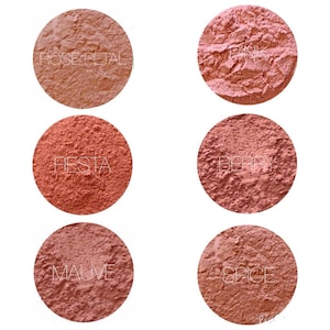 Monsters minerale make-up blush • Natuurlijke, veganistische en glutenvrije make-up • Handgemaakte minerale blush • Minerale cosmetica van aarde
