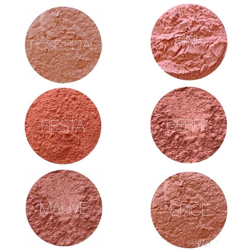 Mineral Makeup Blush Samples Natural Vegan and Gluten-free - Etsy