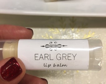 Earl Grey Lip Balm • Vegan Herbal Lip Balm