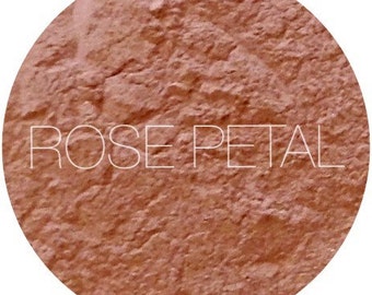 Rose Petal Mineral Blush • Mineral Makeup • Natural Makeup • Gluten Free And Vegan Mineral Makeup • Earth Mineral Cosmetics