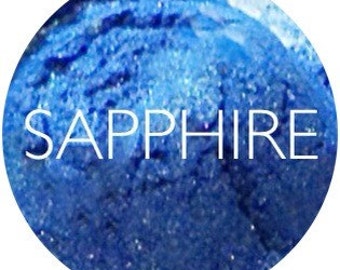 Sapphire Blue Mineral Eye Shadow • Mineral Makeup • Natural Gluten Free Mineral Makeup • Earth Mineral Cosmetics