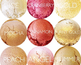 Mineral Eyeshadow Samples  • Mineral Makeup • Vegan and Gluten-Free Natural Mineral Makeup • Earth Mineral Cosmetics