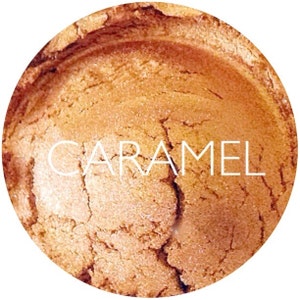 Caramel Mineral Eyeshadow • Vegan and Gluten Free Mineral  Makeup • Earth Mineral Cosmetics
