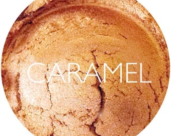 Caramel Mineral Eyeshadow • Vegan and Gluten Free Mineral  Makeup • Earth Mineral Cosmetics