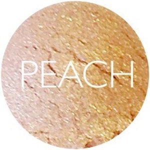 Peach Mineral Eyeshadow • Mineral Makeup • Vegan And Gluten Free Natural Eye Shadow • Earth Mineral Cosmetics
