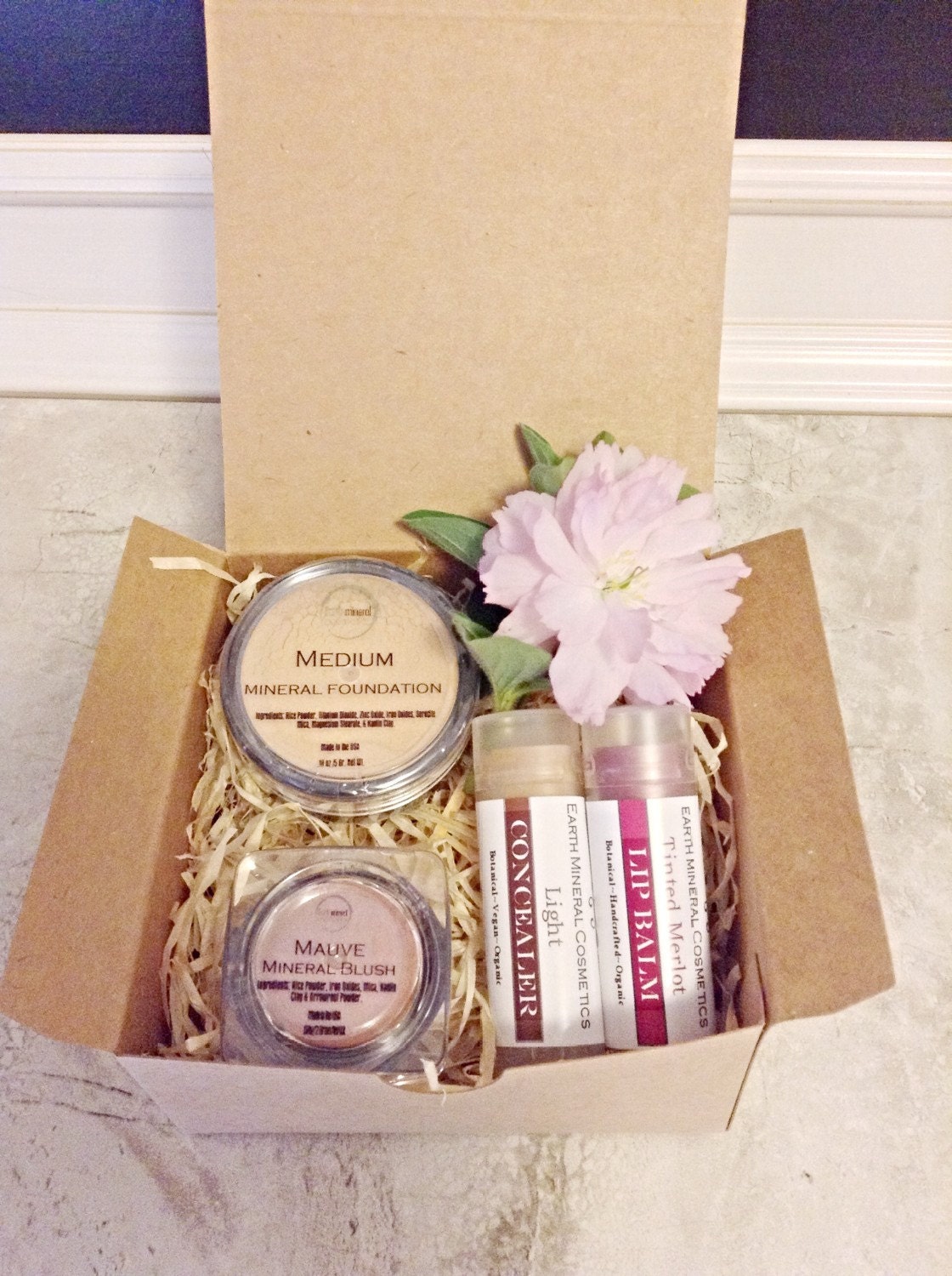 Mineral Make Up Geschenk Set Gluten Free Make Up Mineral Etsy