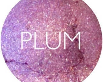 Plum Mineral Eyeshadow • Vegan and Gluten-Free Mineral Makeup • Natural Mineral  Makeup • Earth Mineral Cosmetics