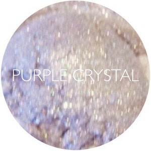 Purple Crystal Mineral Eyeshadow • Vegan And Gluten Free Mineral Eye Shadow • Natural Makeup • Earth Mineral Cosmetics