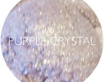 Purple Crystal Mineral Eyeshadow • Vegan And Gluten Free Mineral Eye Shadow • Natural Makeup • Earth Mineral Cosmetics