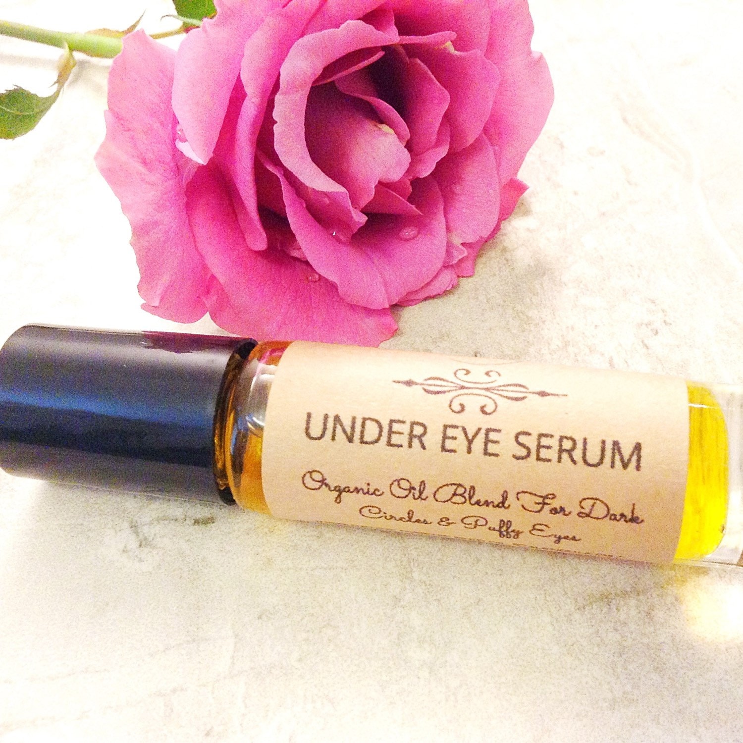 Under Eye Serum * Organic Herbal Face Oil * Dark Circle Treatment * Earth Mineral Cosmetics