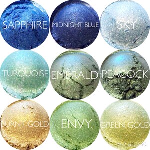 Mineral Eyeshadow Samples Pick 3  • Mineral Makeup • Vegan and Gluten-Free Natural Mineral Makeup • Earth Mineral Cosmetics