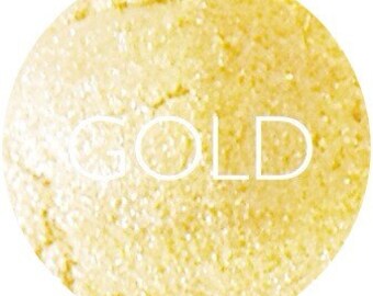 Gold Mineral Eye Shadow • Mineral Makeup • Vegan and Gluten Free Makeup • Natural Eye Shadow • Earth Mineral Cosmetics