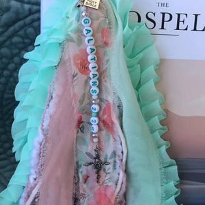 Peaceful Peony Bible Tassel