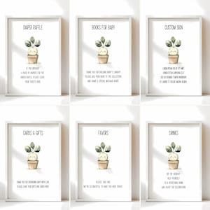 Ein kleiner Sprössling ist unterwegs Babyparty-Einladungs-Bündel, lokal mit Liebe gewachsen Gender Neutral Baby Sprinkle Farmers Market Garden BS83
