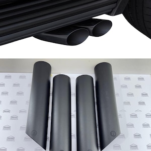 Stainless Steel Black Exhaust Pipe Tips fits Mercedes Benz W463 W464 W140 W124