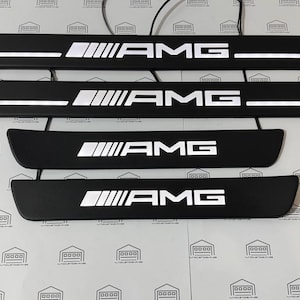 AMG style LED Door sills Fits Mercedes-Benz W213 W204 W166 W167 (Gle) GT X290