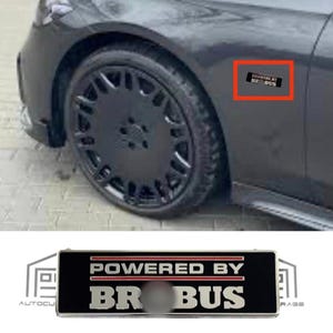 Mercedes Benz S-Class W222, W223, GLS, GLE Fender Emblems